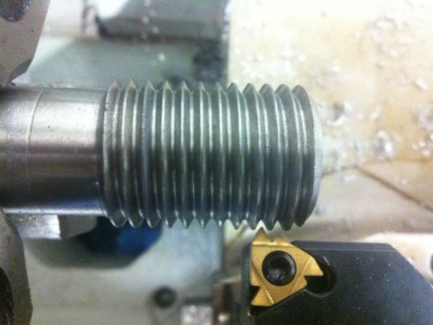 By which one of the following, a multi-start thread is cut on a lathe